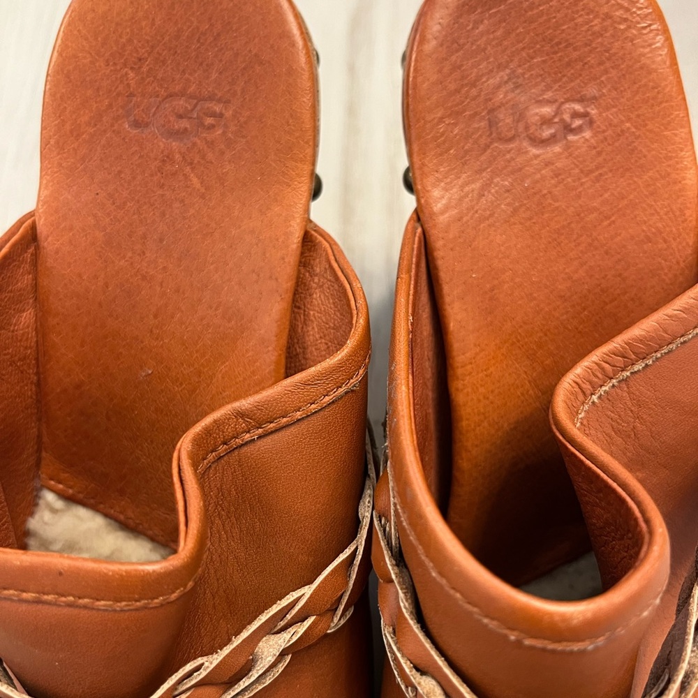 Ugg vintage mahogany brown clogs - Picture 2 of 9